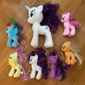 Like New - My Littler Pony- Assorted bundle of plush stuffies